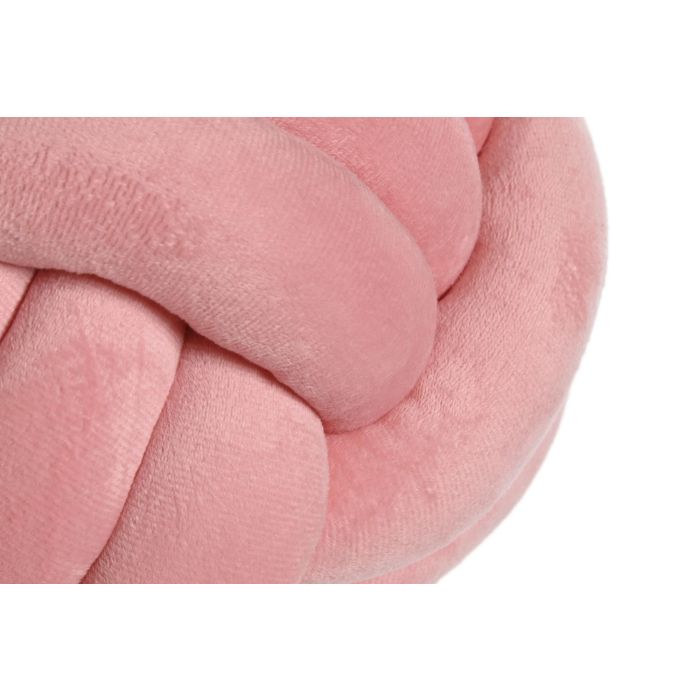 DKD Home Decor Cojin Chic Rosa 27 x 27 cm (2 Unidades) 1c24 2