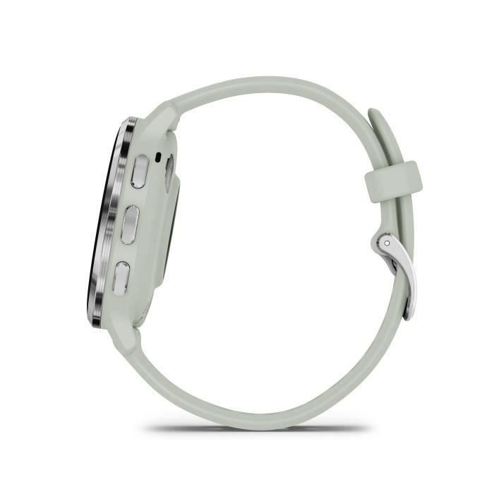 Reloj GPS conectado - GARMIN - Venu 3S - 30,4 mm (1.2) - Acero plateado, caja verde salvia y correa de silicona verde salvia 4 Reloj GPS conectado - GARMIN - Venu 3S - 30,4 mm (1.2) - Acero plateado, caja verde salvia y correa de silicona verde salvia 4