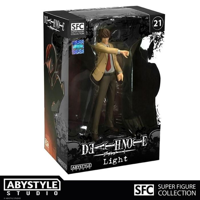 Abystyle Figura Death Note Light Yagami con Guadaña PVC Super Figure Collection 18cm 1 Abystyle Figura Death Note Light Yagami con Guadaña PVC Super Figure Collection 18cm 1