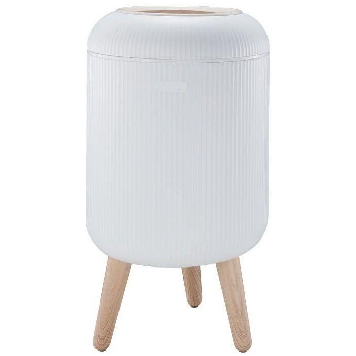 Cubo de basura de baño independiente con empuje - LIMO - KITCHEN MOVE - 9L - Madera de diseño 0 Cubo de basura de baño independiente con empuje - LIMO - KITCHEN MOVE - 9L - Madera de diseño 0