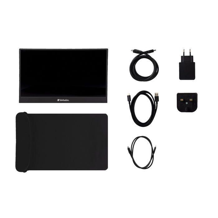 Verbatim PM-14 Monitor Portátil 14" Full HD 1080p IPS HDR USB-C HDMI con Altavoces Integrados Negro para PC, Mac y Gaming 2 Verbatim PM-14 Monitor Portátil 14" Full HD 1080p IPS HDR USB-C HDMI con Altavoces Integrados Negro para PC, Mac y Gaming 2