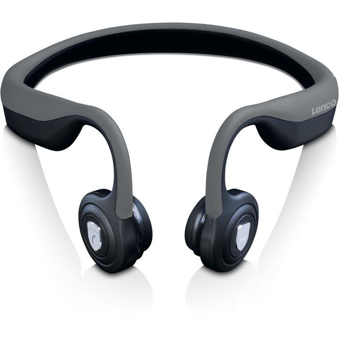 Auriculares Bluetooth de conducción ósea LENCO HBC-200GY - Hasta 8 horas de autonomía - Resistentes al agua - Batería recargable integrada 0 Auriculares Bluetooth de conducción ósea LENCO HBC-200GY - Hasta 8 horas de autonomía - Resistentes al agua - Batería recargable integrada 0