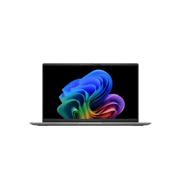 ASUS Vivobook S 15 OLED S5507QA-MA001W - Portátil 15.6" 3K 120Hz, Snapdragon X1E-78-100, 32GB RAM, 1TB SSD, Windows 11 Home, Plata