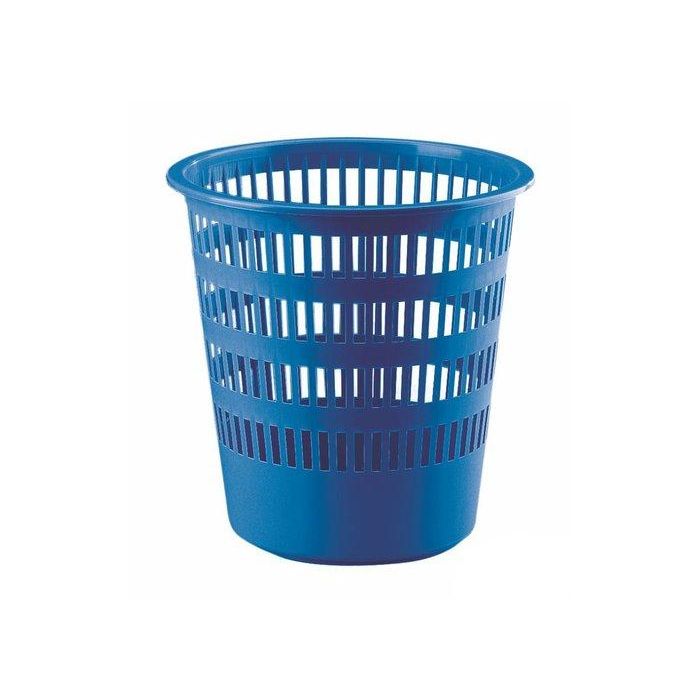 Faibo Papelera de Plástico Rejilla 16 Litros 310x315 mm Azul