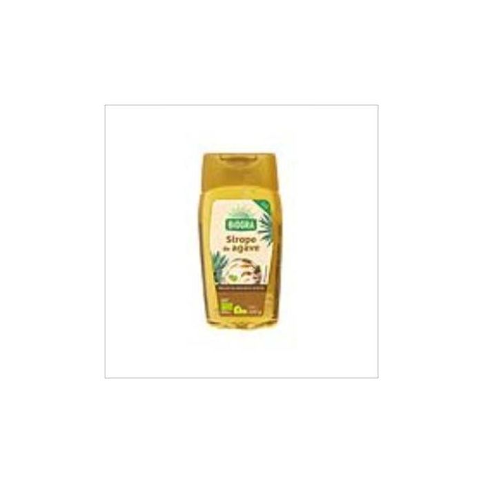 BIOGRA Sirope de Agave 350g Bio - Endulzante Natural Vegano para Desayunos, Bebidas y Postres