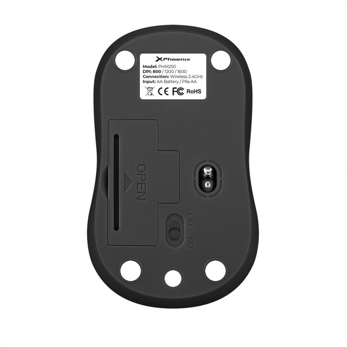Phoenix technologies Ratón Inalámbrico M250 2.4 grhz 4