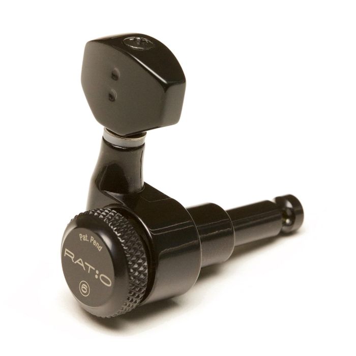 Graphtech Electric Locking 6 In-Line Cntemporary Mini Black 2 Pin