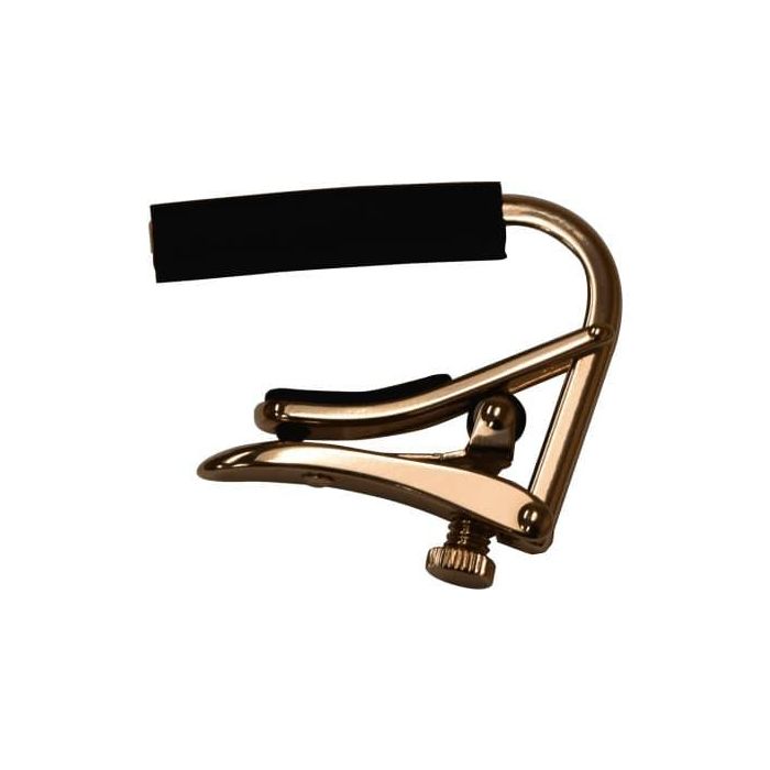 Shubb Cejilla estándar para guitarra acústica/eléctrica de 12 cuerdas, oro rosa