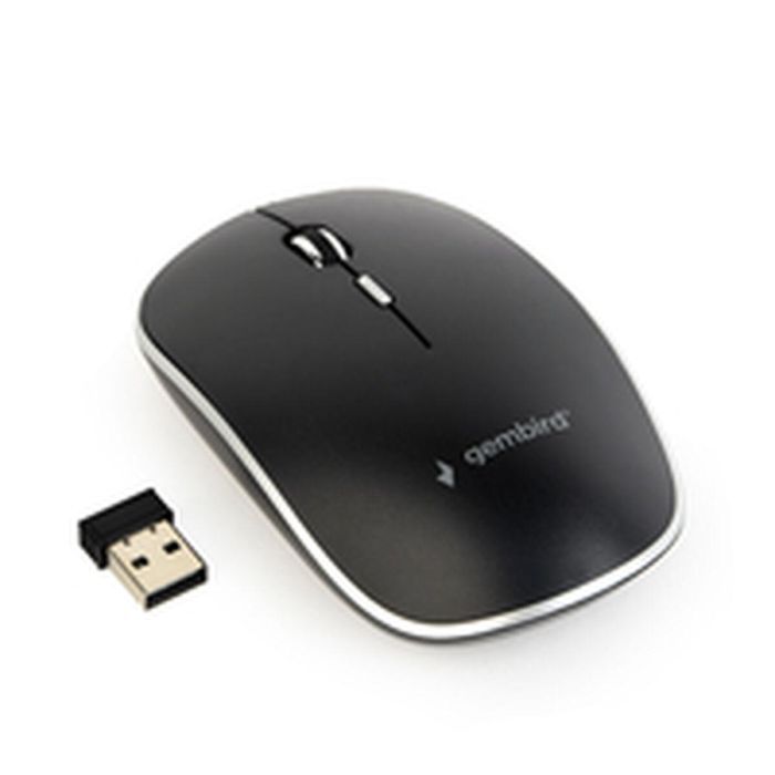 Ratón GEMBIRD MUSW-4BS-01 Negro (1 unidad) Ratón GEMBIRD MUSW-4BS-01 Negro (1 unidad)