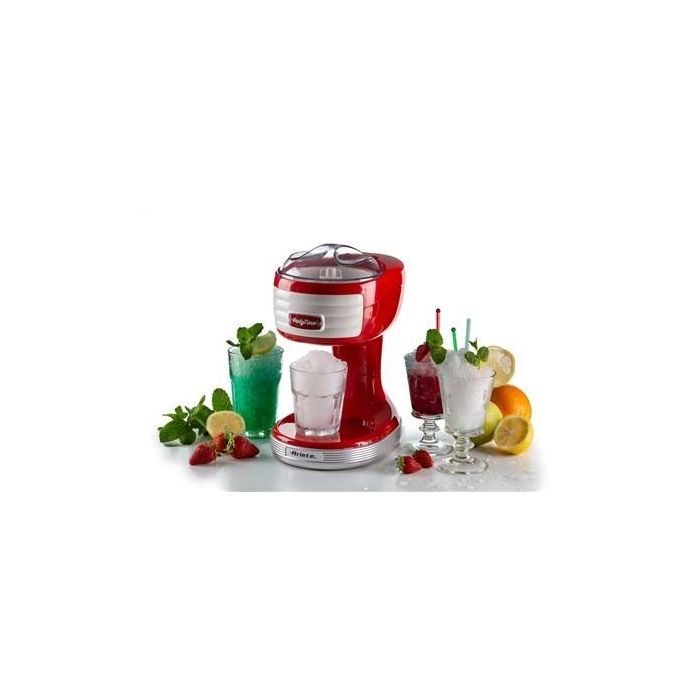 Ariete 76/00 Picadora de Hielo Party Time Roja para Granizados 3 Ariete 76/00 Picadora de Hielo Party Time Roja para Granizados 3
