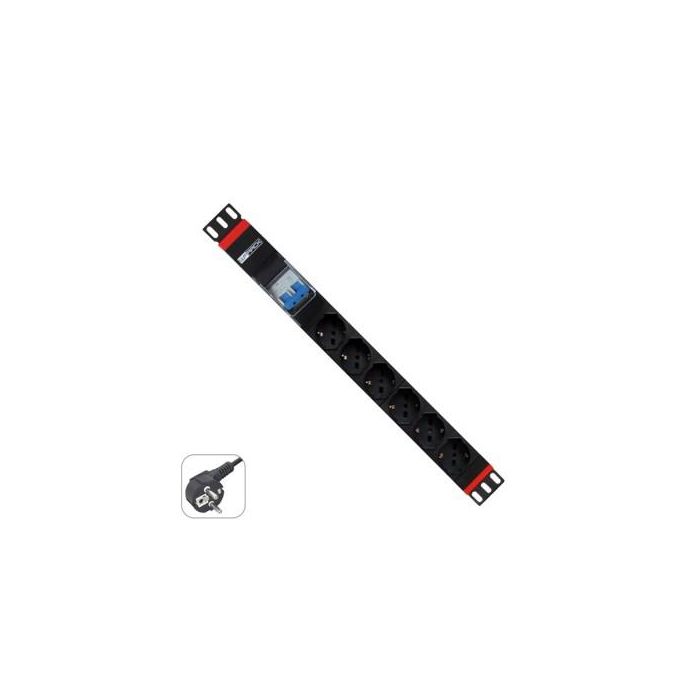 Regleta 19" 6 Tomas Schuko WP WPN-PDU-G02-06 (2 m)