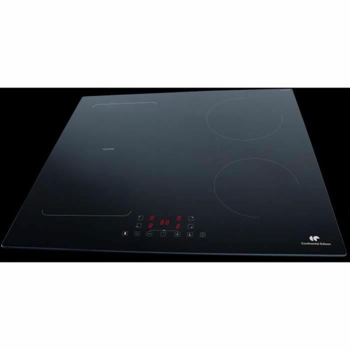 Placa de inducción CONTINENTAL EDISON de 4 zonas CETI4ZFLEX3 - Flex - 7200W - 4 boosters - negro 2 Placa de inducción CONTINENTAL EDISON de 4 zonas CETI4ZFLEX3 - Flex - 7200W - 4 boosters - negro 2