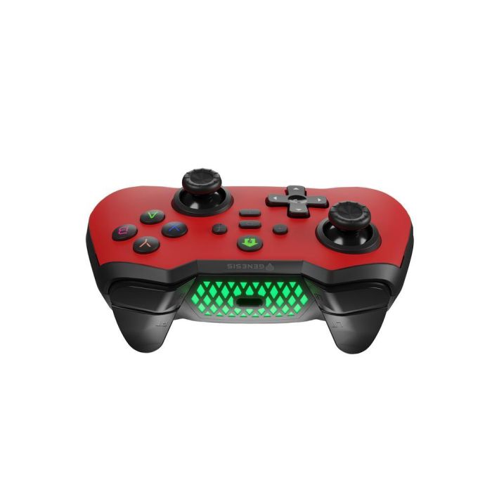 GENESIS Mangan 400 Gamepad Inalámbrico Bluetooth Rojo para Android, Mac, Nintendo Switch, PC, iOS Analógico/Digital con Vibración y 15h Autonomía 3