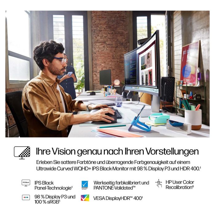 Monitor HP S7 PRO 738PU WQHD+ 37,5" Wide Quad HD+