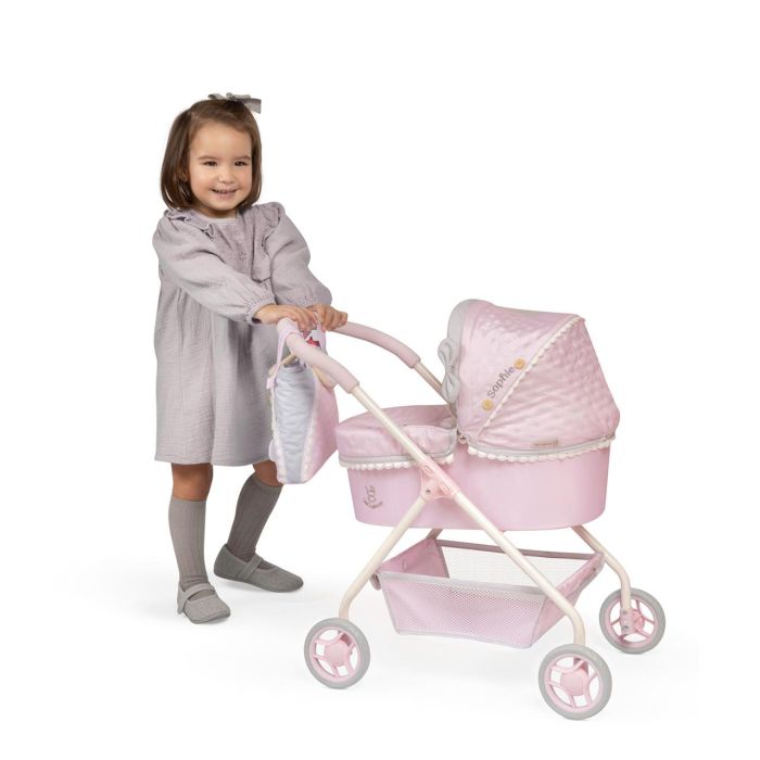 Decuevas Coche de Muñeca Sophie para Muñecas hasta 42 cm, Metal, Plástico, Poliéster. Medidas 35x50x56 cm. Edad +3 años. 1