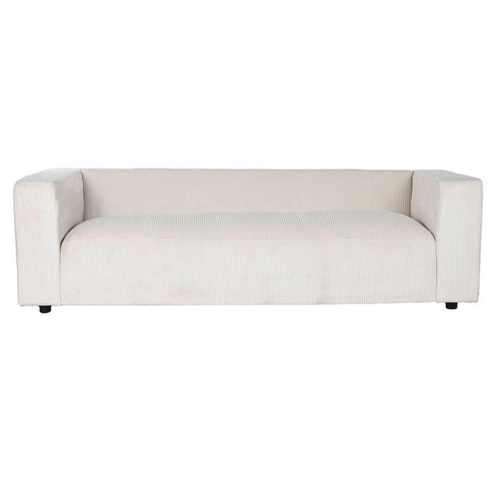 Sofa Moderno DKD Home Decor Crema 95.5 x 66.5 x 224 cm 1