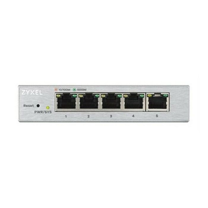Zyxel GS1200-5 Switch 5 Puertos Gestionable Gigabit, VLAN, QoS, IEEE 802.3az EEE, 2000 Mbps Zyxel GS1200-5 Switch 5 Puertos Gestionable Gigabit, VLAN, QoS, IEEE 802.3az EEE, 2000 Mbps