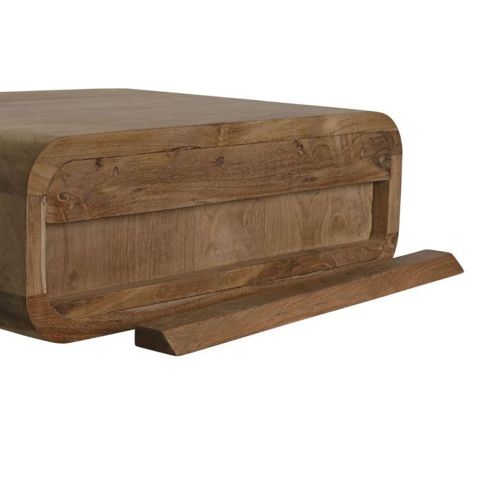 DKD Home Decor Mesita de Noche Balines de Teca Natural con 1 Cajón (41,5x30x8cm), Alto 17cm x Ancho 50cm x Fondo 40cm 2 DKD Home Decor Mesita de Noche Balines de Teca Natural con 1 Cajón (41,5x30x8cm), Alto 17cm x Ancho 50cm x Fondo 40cm 2