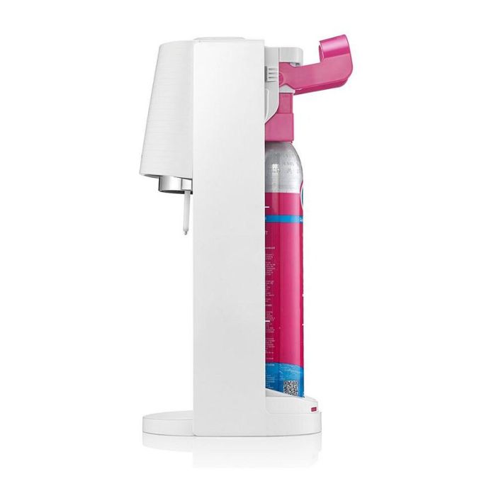 SodaStream Terra - Máquina para Hacer Agua con Gas, 1L, Color Blanco, Incluye Botella y Cargador de CO2 para hasta 60L