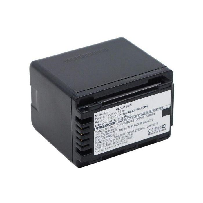 CoreParts Batería para Cámara HC-250EB Li-ion 3.6V 3000mAh 10.80Wh Negra CoreParts Batería para Cámara HC-250EB Li-ion 3.6V 3000mAh 10.80Wh Negra