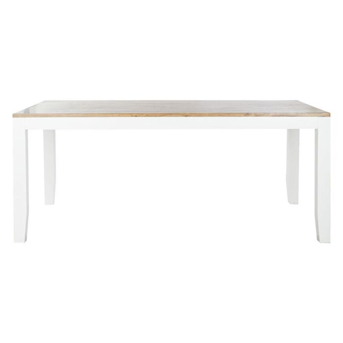 Mesa Comedor Urban DKD Home Decor Blanco Marron 100 x 80 x 200 cm 1