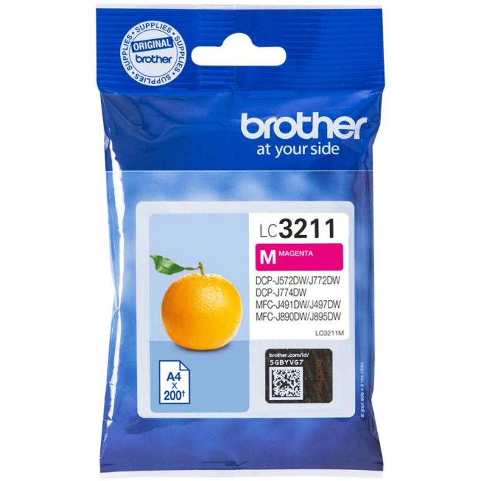 Brother Tinta Magenta DCP-J572DW MFC-J491DW J497DW J890DW J895DW 0 Brother Tinta Magenta DCP-J572DW MFC-J491DW J497DW J890DW J895DW 0
