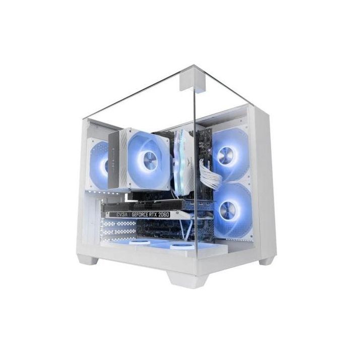 Mars Gaming MCVISIONMW Caja Gaming Minitorre MicroATX / Mini-ITX Blanca con Diseño Panorámico Triple Cristal Templado y Refrigeración Líquida 240mm 0 Mars Gaming MCVISIONMW Caja Gaming Minitorre MicroATX / Mini-ITX Blanca con Diseño Panorámico Triple Cristal Templado y Refrigeración Líquida 240mm 0