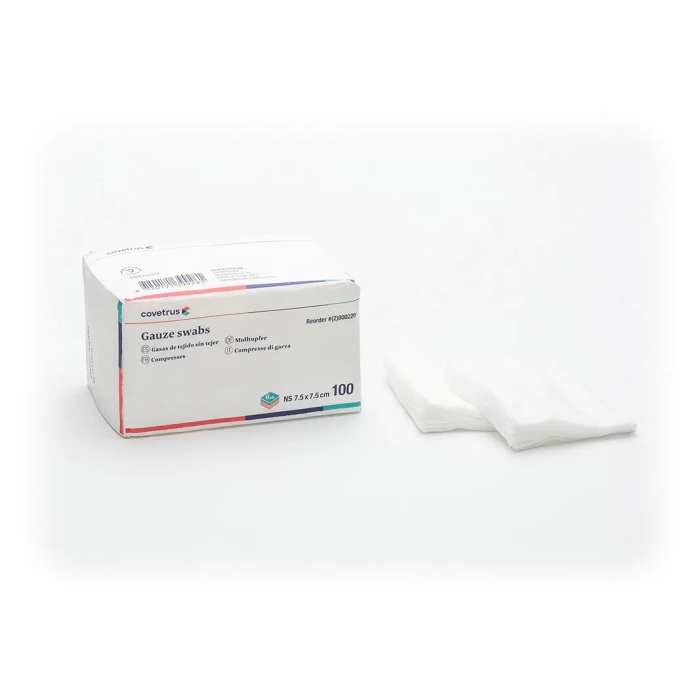 Covetrus Gazas No Estériles 12 Dobras 10x10 cm 100 Unidades - Altamente Absorbentes