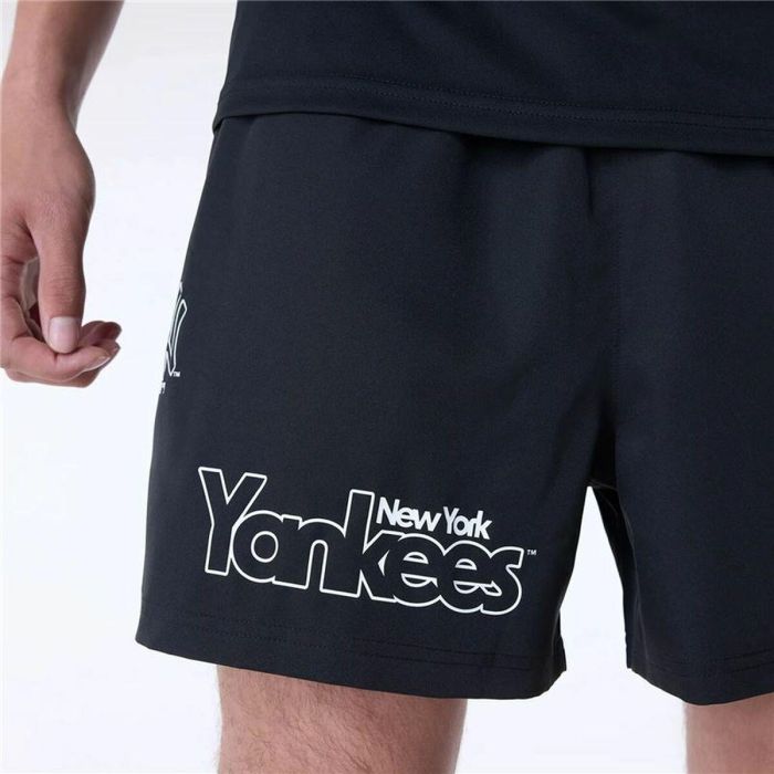 Pantalones Cortos de Baloncesto para Hombre New Era New York Yankees MLB Negro 3