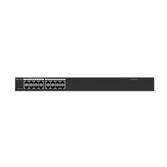 Ruijie Networks RG-ES216GC switch Gestionado L2 Gigabit Ethernet (10/100/1000) Negro Ruijie Networks RG-ES216GC switch Gestionado L2 Gigabit Ethernet (10/100/1000) Negro