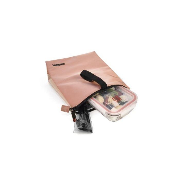 Bolsa Porta Alimentos Iris Snack Bag Soft/ Rosa y Arena 1 Bolsa Porta Alimentos Iris Snack Bag Soft/ Rosa y Arena 1