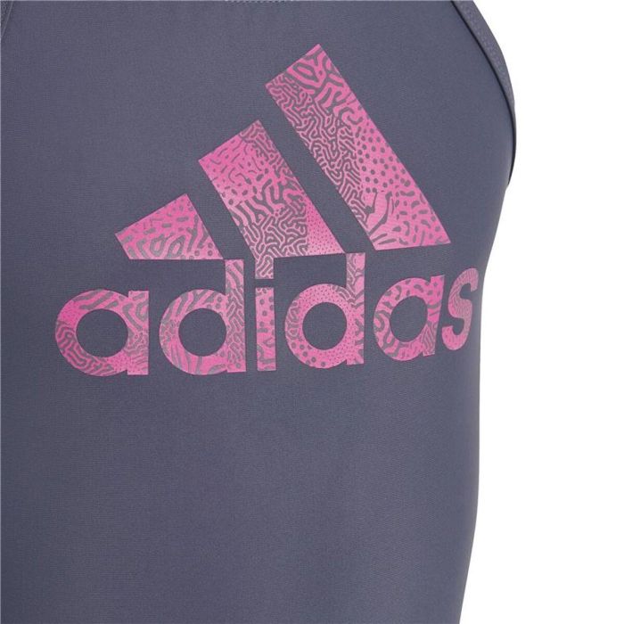 Bañador Niña Adidas Big Logo Azul 3