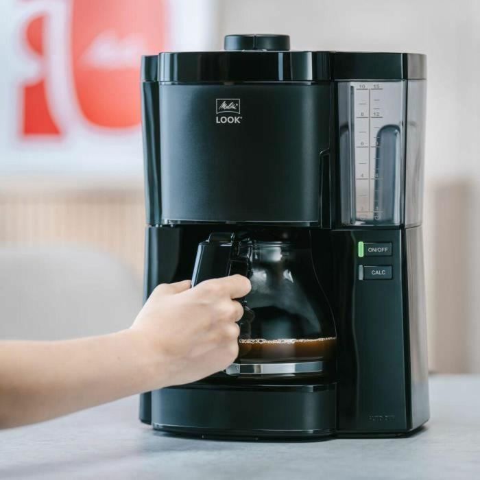 Melitta 1025-02 Cafetera de goteo Look V Glass, 1080 W, 1,25 L, Negra 2 Melitta 1025-02 Cafetera de goteo Look V Glass, 1080 W, 1,25 L, Negra 2