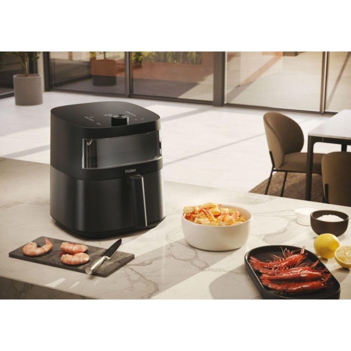 Haier HAF5TWA 011 6,5 L Independiente 2000 W Freidora de aire caliente Negro 18