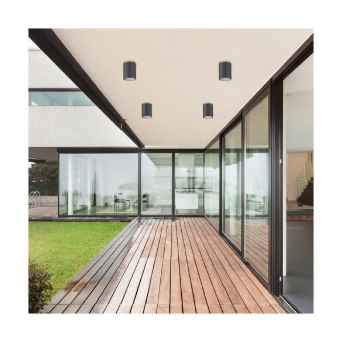 RABALUX RAB-7819 Lámpara Techo Exterior Zombor 1xGU10 IP54 Plafón Cilíndrico Aluminio Gris Antracita 100mm Diámetro Para Terraza 3 RABALUX RAB-7819 Lámpara Techo Exterior Zombor 1xGU10 IP54 Plafón Cilíndrico Aluminio Gris Antracita 100mm Diámetro Para Terraza 3