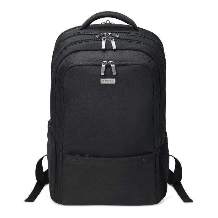DICOTA Eco Backpack SELECT Mochila para portátil de 17.3 pulgadas, compartimento para portátil, hecha con materiales reciclados, unisex, negro 4