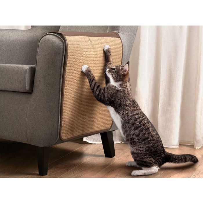 Soporte Rascador para Sofá Mascow 46x119 cm, Marrón - Sisal, Poliéster, PU (6 Unidades) 2 Soporte Rascador para Sofá Mascow 46x119 cm, Marrón - Sisal, Poliéster, PU (6 Unidades) 2