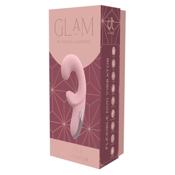 Vibrador Doble Estimulación Dream Toys Glam Rosa 1 Vibrador Doble Estimulación Dream Toys Glam Rosa 1