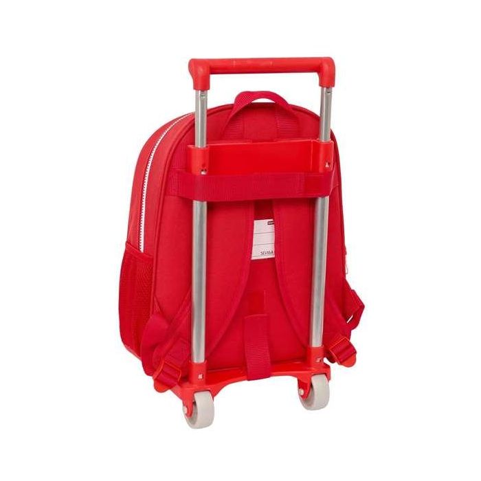 Mochila Escolar con Ruedas Sevilla Fútbol Club Rojo 28 x 34 x 10 cm 1 Mochila Escolar con Ruedas Sevilla Fútbol Club Rojo 28 x 34 x 10 cm 1