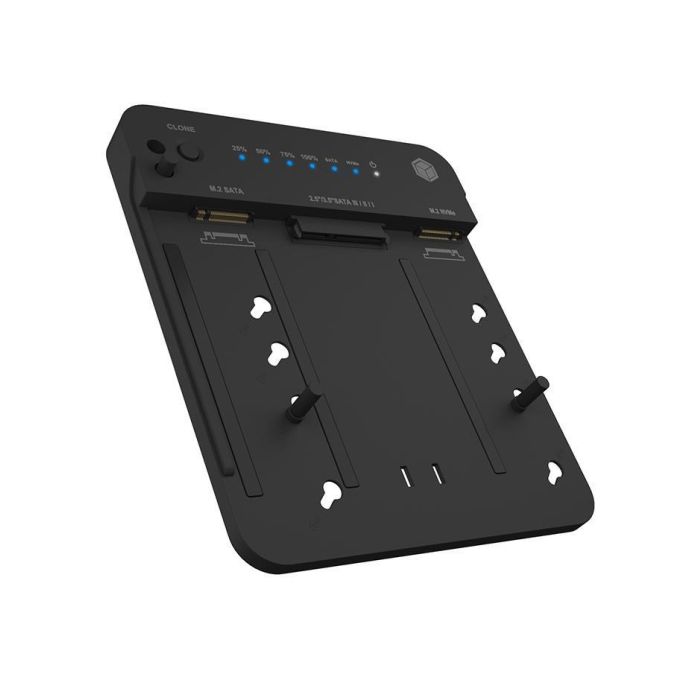 ICY BOX IB-2915MSCL-C31 Docking Station para SSD/HDD SATA 2.5"/3.5" y M.2 NVMe con USB 3.2 Gen 2 Type-C