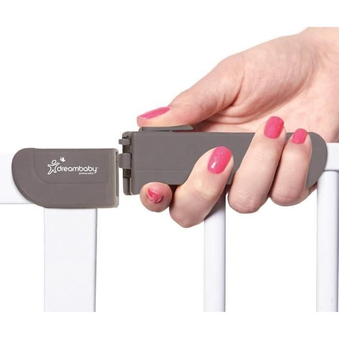 Dreambaby DRE9312742893347 Barrera de seguridad infantil AVA Montada a presión 61-68x76 cm Doble cierre Blanca 2 Dreambaby DRE9312742893347 Barrera de seguridad infantil AVA Montada a presión 61-68x76 cm Doble cierre Blanca 2
