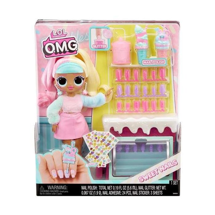 Muñeca l.o.l. surprise omg sweet nails con tienda de dulces candylicious 31.75x21.92x26.27 cm 8