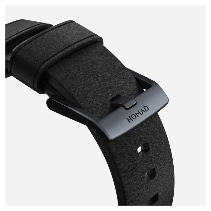 Nomad Modern Strap Active Band Pro para Apple Watch Ultra / 46mm, Correa de Cuero y Acero Inoxidable Ajustable, Negro - Tallas 42/44/45/49 mm 5 Nomad Modern Strap Active Band Pro para Apple Watch Ultra / 46mm, Correa de Cuero y Acero Inoxidable Ajustable, Negro - Tallas 42/44/45/49 mm 5