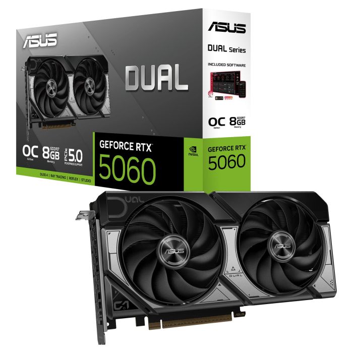 ASUS GeForce RTX 5060 DUAL OC 8GB GDDR7 Tarjeta Gráfica 7
