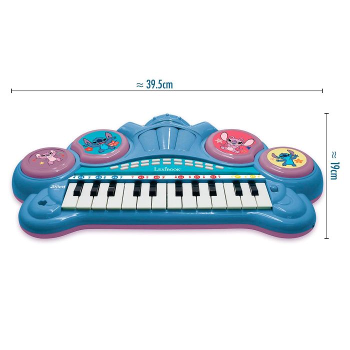 Lexibook Teclado Electrónico C/Micro Stitch K707D con Efectos de Luz y Melodías Demo 3 Lexibook Teclado Electrónico C/Micro Stitch K707D con Efectos de Luz y Melodías Demo 3
