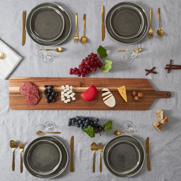 Home Deco Factory Tabla Servir Acacia 1 M para Tapas y Aperitivos 100x20 cm 1 Home Deco Factory Tabla Servir Acacia 1 M para Tapas y Aperitivos 100x20 cm 1