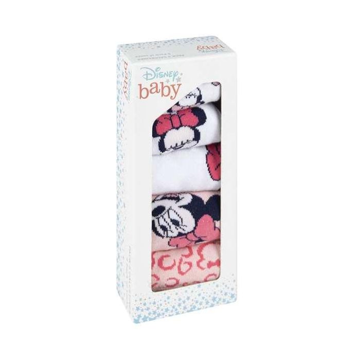 Cerdá Pack Calcetines 5 Piezas Minnie Mouse Disney Oficial, Multicolor, Talla Calzado 17-18 para Niña Bebé (t17/18) 2 Cerdá Pack Calcetines 5 Piezas Minnie Mouse Disney Oficial, Multicolor, Talla Calzado 17-18 para Niña Bebé (t17/18) 2