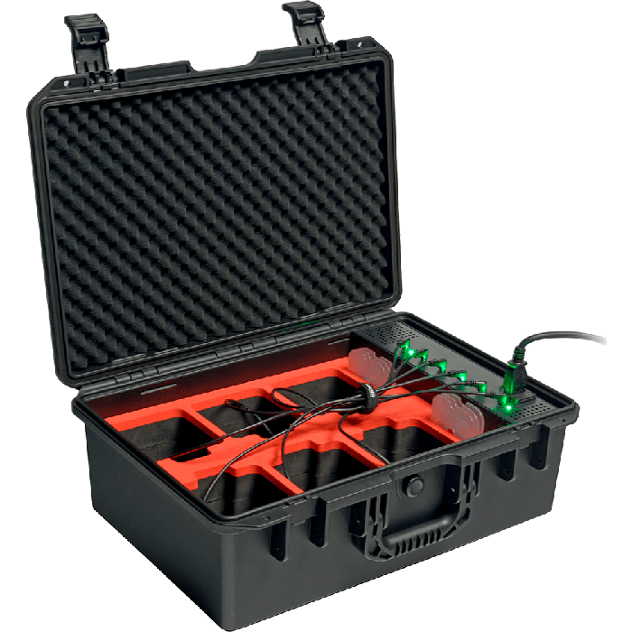 Case Y Cargador Para 6 Eventpar44-Quad-Ip Algamlight 5