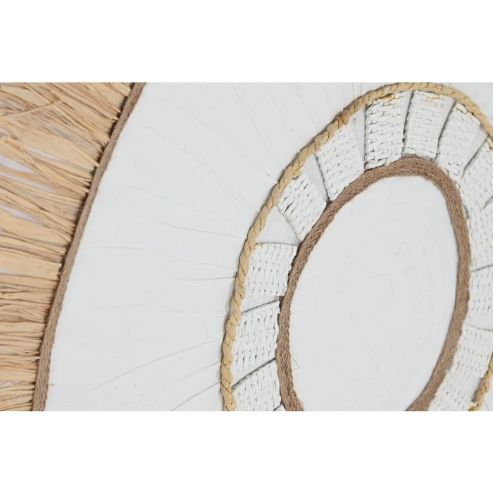 Cuadro Boho DKD Home Decor Blanco Natural 4.5 x 92 x 92 cm (2 Unidades) 2 Cuadro Boho DKD Home Decor Blanco Natural 4.5 x 92 x 92 cm (2 Unidades) 2