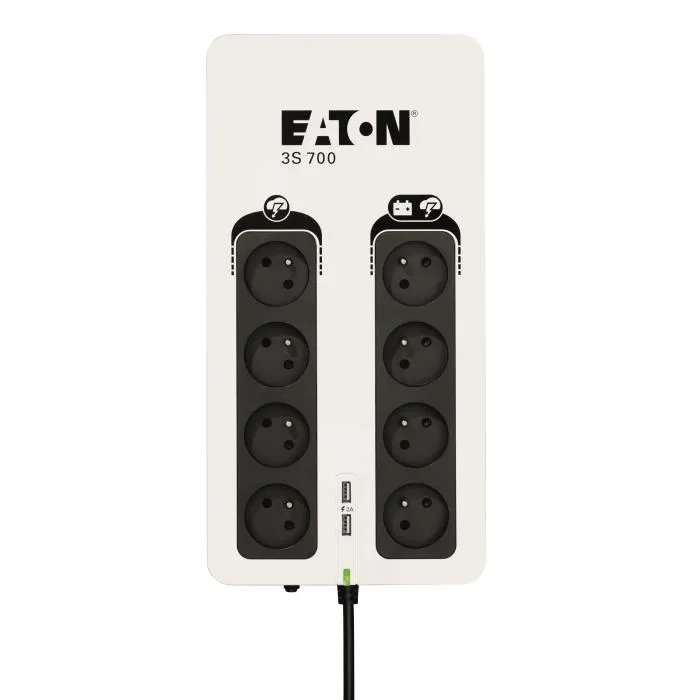 Eaton 3S 700 FR UPS 700VA 420W Fuera de Línea Enchufes FR Puerto USB 0 Eaton 3S 700 FR UPS 700VA 420W Fuera de Línea Enchufes FR Puerto USB 0